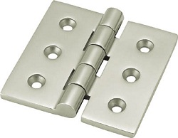 Stainless Steel, Heavy-Load Flat-Type Hinge