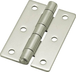 Stainless-Steel Flat Hinge Wood Screws Mounting Type