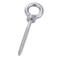 Stainless Steel Long Eye Screw