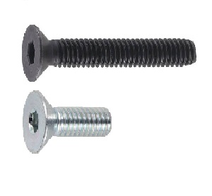 Flush bolt with hexagonal hole (type for all screws)