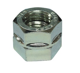 Hex Nut "Hard Lock Nut" (with Rim/Trivalent Chromate)