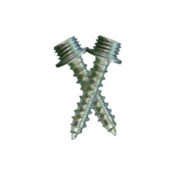 TRUSCO, Hook Stainless-Steel-Like Coating Point Screw Set 4 × 35, 2 pcs. Included