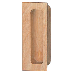 Wood Square Recessed Pull MW-16