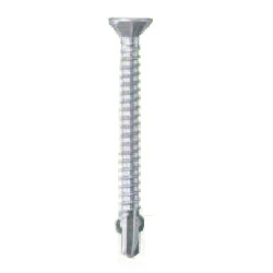 Flexible Head Trivalent Bright Chromate Reamer Screw