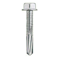 Trivalent Bright Chromate DANBA Fastener, #5 Long Flute Machine Screw Type for Thick Steel Plate