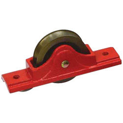 Cast Iron Frame Roller Door Roller Round/Flat