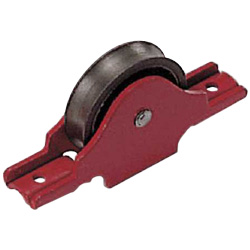 Red Frame 2-mm Thick Roller Door Roller Round/Flat Sleeve/Round Sleeve