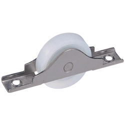 Flat Door Roller for U Stainless Steel Rail with Bearings