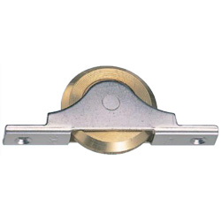 Stainless Steel Frame V model Door with Bearing Brass Wheel