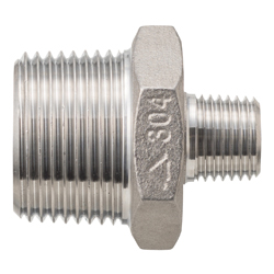 Stainless Steel Screw-in Pipe Fitting, Reducing Nipple