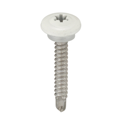 Modified Truss Head Lockstar (Ultra Line Recess) Screw (Sand White)