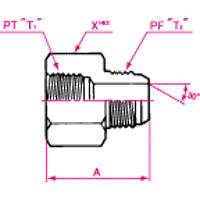 PT Connection PF30° FCS Female Connector