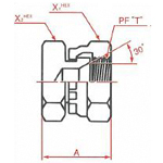 Pt Connection PF30° FCS Female Plug