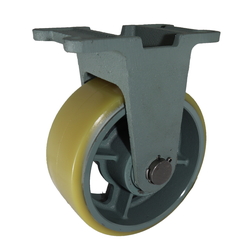 Fixed Axle with Urethane Wheels for Heavy Loads (UHB-k Type) FCD Ductile Formed Fixture