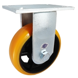 High Hardness Urethane Caster for Heavy Loads, Fixed (SDUK Type)