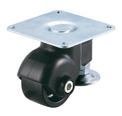 Adjust foot caster type independent plate (for light loads)