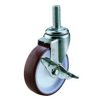 SUS-ET-S Model Swivel Wheel Screw-In Type (With Stopper)