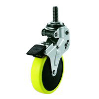 NPT Type Swivel Wheel Screw-in Type, Antistatic Urethane Wheel (With Stopper)