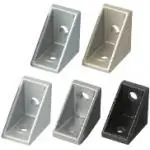 Bracket for 8mm Slot (30/40/50/60/80/100) Economy series Aluminum frame Image