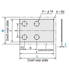 Shim for Cam Dwell Wear Plates