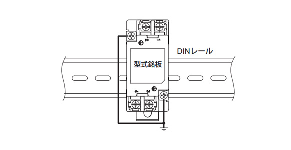 Precautions for mounting DIN rail