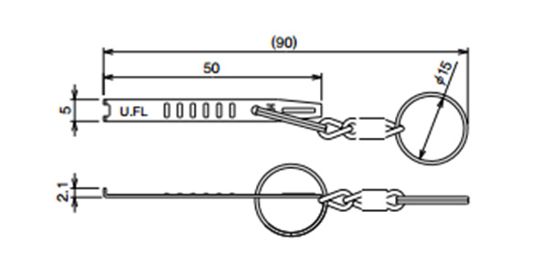 Outline drawing of extraction jig