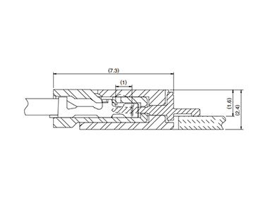 Circuit board mounting diagram DF14H type