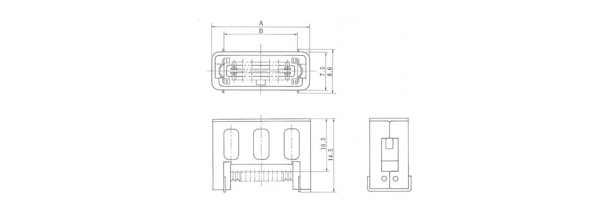 QM Series 1.78‑mm Pitch Rectangular Interface Connector: related images