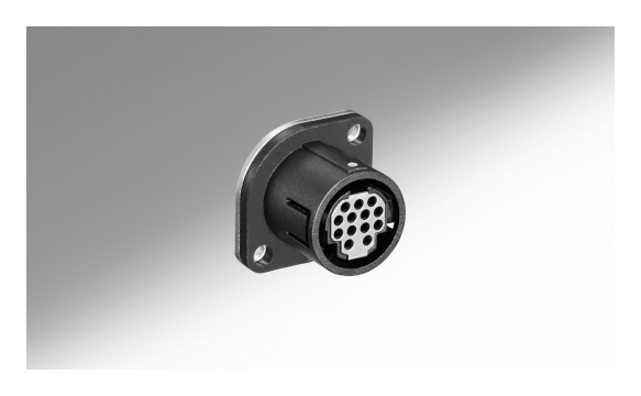 Receptacle (flange type / crimp type): RP13A-12R-13SC(71)