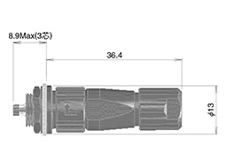 Diagram of mated state, Example: LF07 size