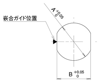 Dimensional Drawing of Receptacle Panel Mounting Hole