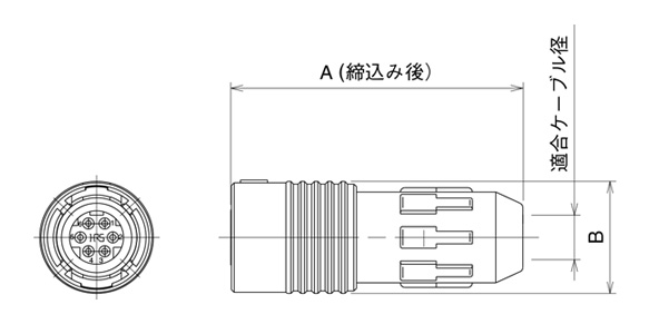 Dimensional drawing of solder type