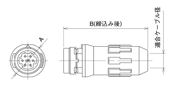 Dimensional drawing of solder type