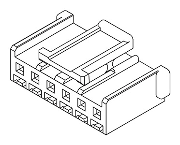 Wire-to-Wire Connector with 2.50 mm Pitch (51103) 