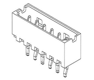 2.0 mm Pitch, MicroBlade Wafer Straight Type 53014 