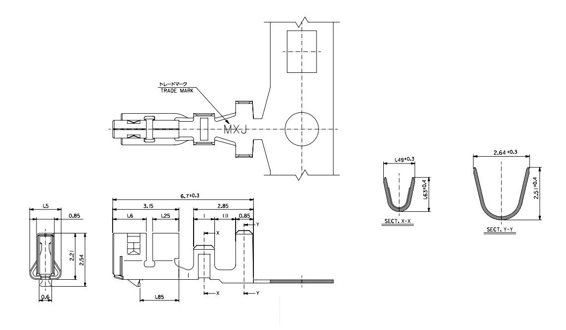 MicroClaspR 2.0 mm Pitch Circuit Board Terminal (56134) 