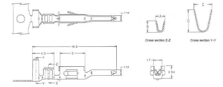 4.2-mm Pitch New Mini-Fit Terminal 5558 