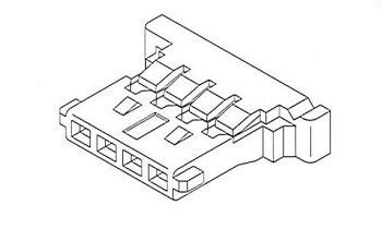 1.25 mm Pitch, PanelMate Housing 51146 