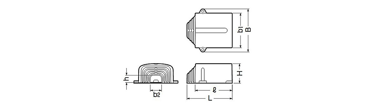 Dimensional drawing of MDC-40G/MDC-40J/MDC-40K/MDC-40M/MDC-40T