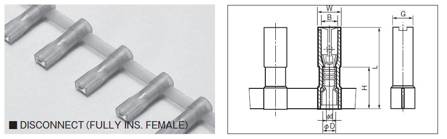 ICT Insulated Chain Terminal: Insertion Type 