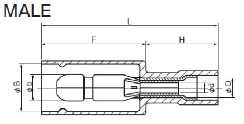 M type: Outline drawing