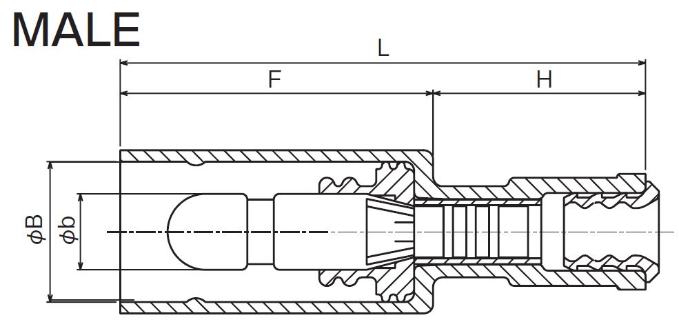 M type: Outline drawing