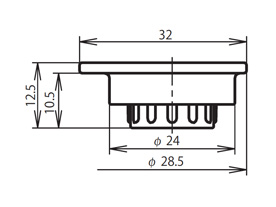 Receptacle cap: NR-20-RCa-1 Can be used as an adapter cap