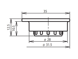 Receptacle cap: NR-24-RCa-1 Can be used as an adapter cap