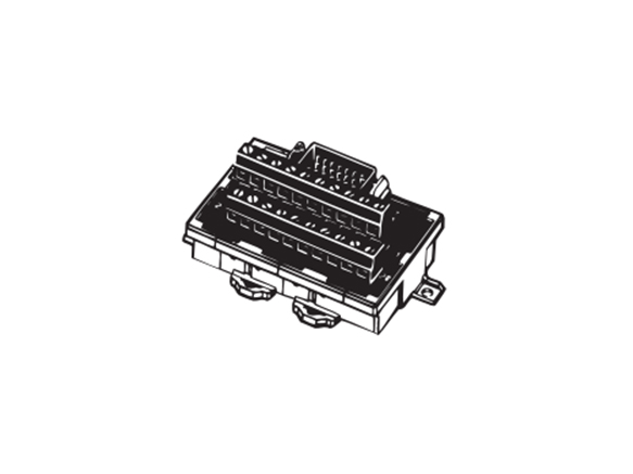 Multi-Pole Square Connector Plug Type (With M3 Screw Terminal Block) outline drawing