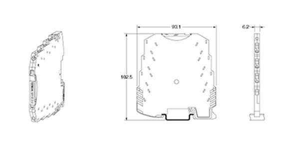 K3FP-VS-UI-UI external dimensions