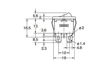 Small Rocker Switch A8L: related images