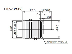 High-Resolution/Low-Distortion Lens For C-Mount Cameras: related image