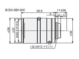 High-Resolution/Low-Distortion Lens For C-Mount Cameras: related image