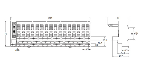 Relay Terminal Socket G70A-ZOC16: related images